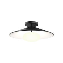 Kuzco Lighting FM22815-BK/WH - Cruz 15-in Metal - Black/White LED Flush Mount