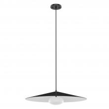 Kuzco Lighting PD22824-BK/WH - Cruz 24-in Metal - Black/White LED Pendant