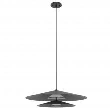 Kuzco Lighting PD22907-GY - Cruz 24-in Felt - Gray LED Pendant