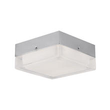 Kuzco Lighting FM3405-CH - LED FL/MT SQ-PO-GLS 800LM 10W CH