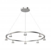 Kuzco Lighting CH19933-BN - Dune 33-in Brushed Nickel LED Chandeliers