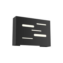 Kuzco Lighting EW37206-BK - DYNAMO ACRYLIC EXTERIOR WALL BLACK 10W 120VAC WITH LED DRIVER 3000K 90CRI