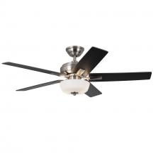 Kuzco Lighting CF78752-BN-LKW - Erikson 52-in Brushed Nickel FAN + LED KIT with Bulb Ceiling Fan