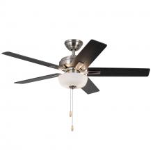 Kuzco Lighting CF97552-BN-LKP - Erikson 52-in Brushed Nickel FAN + LED KIT with Bulb Ceiling Fan