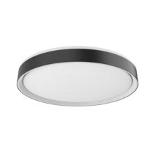 Kuzco Lighting FM43920-BK/WH - Essex 20-in Black/White LED Flush Mount