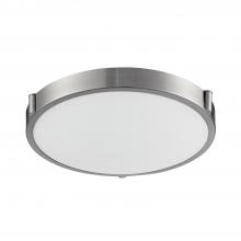 Kuzco Lighting 501112-LED-5CCT - Floyd 13-in Brushed Nickel LED Flush Mount