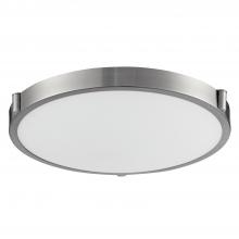 Kuzco Lighting 501122-LED - Floyd 17-in Brushed Nickel LED Flush Mount