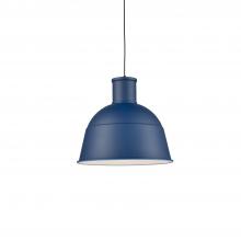 Kuzco Lighting 493522-IB - Irving 22-in Indigo Blue 1 Light Pendant