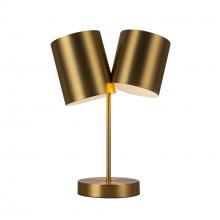 Kuzco Lighting TL58814-BG - Keiko 14-in Brushed Gold 2 Lights Table Lamp