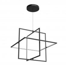 Kuzco Lighting PD16328-BK - Mondrian 28-in Black LED Pendant