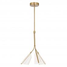 Kuzco Lighting PD62622-BG/LG - Mulberry 22-in Brushed Gold/Light Guide LED Pendant