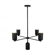  CH57731-BK - Nola 31-in Black 5 Lights Chandelier