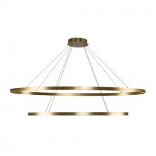 Kuzco Lighting CH79253-BG - Ovale 2 Layer Brushed Gold LED Chandelier