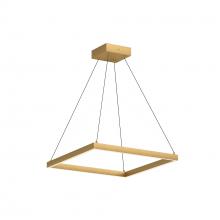 Kuzco Lighting PD88124-BG-UNV-010 - Piazza 24-in Brushed Gold LED Pendant