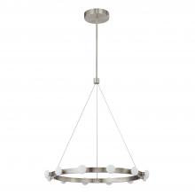 Kuzco Lighting PD63428-BN - Rezz 28-in Brushed Nickel LED Pendant