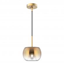 Kuzco Lighting PD57508-BG/CP - Samar 8-in Brushed Gold/Copper 1 Light Pendant