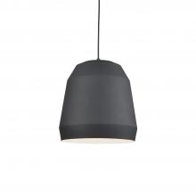 Kuzco Lighting 492122-BK - Sedona 22-in Black 1 Light Pendant