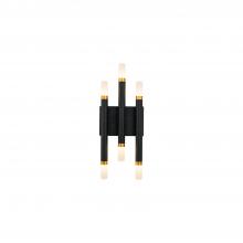 Kuzco Lighting WS19707-BK-UNV - Draven 7-in Black LED Wall Sconce