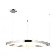 Kuzco Lighting PD78031-PN - Yukon 31-in Polished Nickel LED Pendant