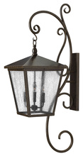 Hinkley Lighting 1439RB - Double XL Wall Mount Lantern with Scroll