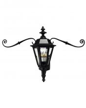 Hinkley Lighting 1445BK - Large Wall Mount Lantern with Scroll