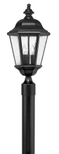 Hinkley Lighting 1671BK - Large Post Mount Lantern