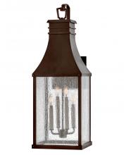 Hinkley Lighting 17468BLC - Extra Large Wall Mount Lantern