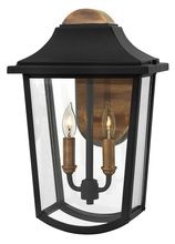 Hinkley Lighting 1974BK - Medium Wall Mount Lantern