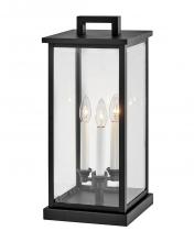 Hinkley Lighting 20017BK - Medium Pier Mount Lantern