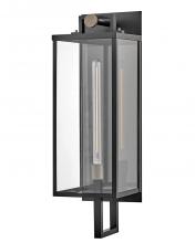 Hinkley Lighting 23015BK - Large Wall Mount lantern