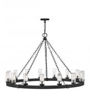 Hinkley Lighting 29209BK - Large Single Tier Chandelier