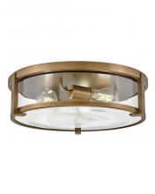 Hinkley Lighting 3243BR-CL - Medium Flush Mount