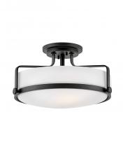 Hinkley Lighting 3643BK - Medium Semi-Flush Mount