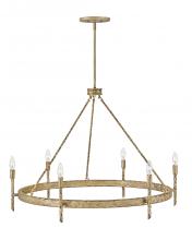 Hinkley Lighting 3678CPG - Large Single Tier Chandelier