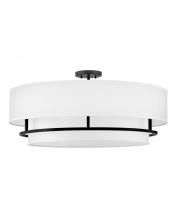 Hinkley Lighting 38895BK - Large Convertible Semi-flush Mount