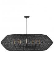 Hinkley Lighting 40386BLK - Extra Large Drum Chandelier