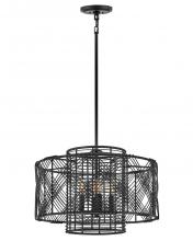 Hinkley Lighting 41063BLK - Large Convertible Pendant