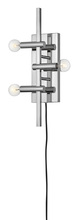 Hinkley Lighting 4122PN - Three Light Plug-in Sconce