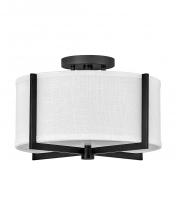 Hinkley Lighting 41706BK - Medium Semi-Flush Mount