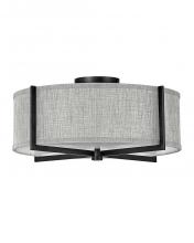 Hinkley Lighting 41707BK - Medium Semi-flush Mount