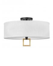 Hinkley Lighting 41808BK - Medium Semi-flush Mount