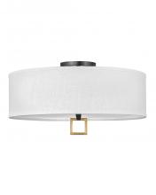 Hinkley Lighting 41810BK - Medium Semi-Flush Mount