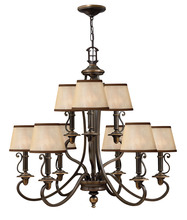 Hinkley Lighting 4248OB - Chandelier Plymouth