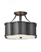 Hinkley Lighting 4443BLB - Medium Semi-Flush Mount