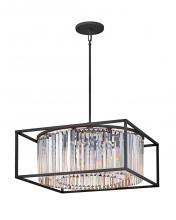 Hinkley Lighting 4555BK - Medium Convertible Drum Chandelier