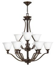 Hinkley Lighting 4657OB-OPAL - Large Two Tier