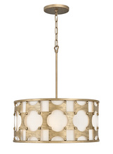 Hinkley Lighting 4735BNG - Small Drum Chandelier