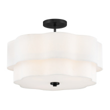 Hinkley Lighting 47733BK - Medium Semi-Flush Mount