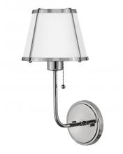 Hinkley Lighting 4890PN - Medium Single Light Sconce