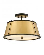 Hinkley Lighting 4893BK-LDB - Medium Semi-Flush Mount